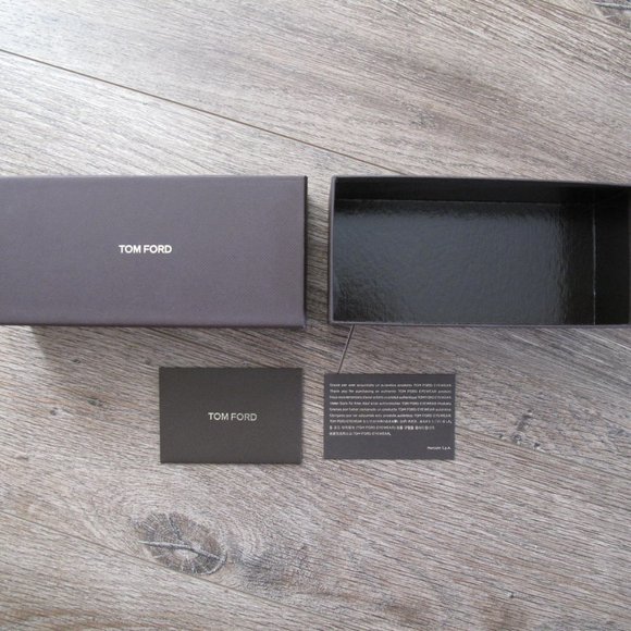 Authentic Tom Ford Brown Sunglasses Empty Storage Gift Box Container No Glasses - Picture 3 of 4